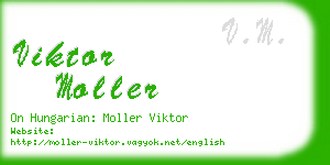 viktor moller business card